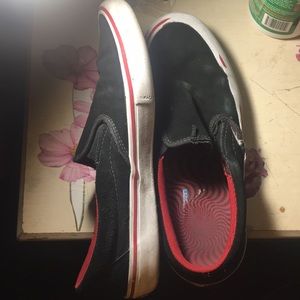 Black slip on vans